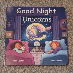 Good Night Unicorns Board Book - Purple and Blue Cover